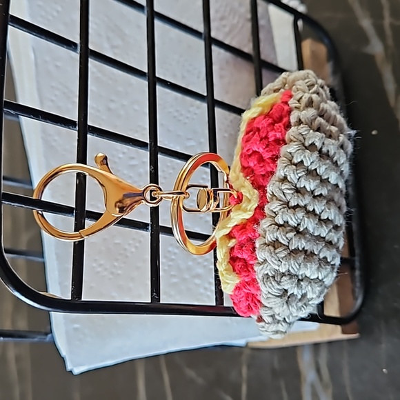 Hotdog Keychain 100% Cotton - Picture 2 of 6